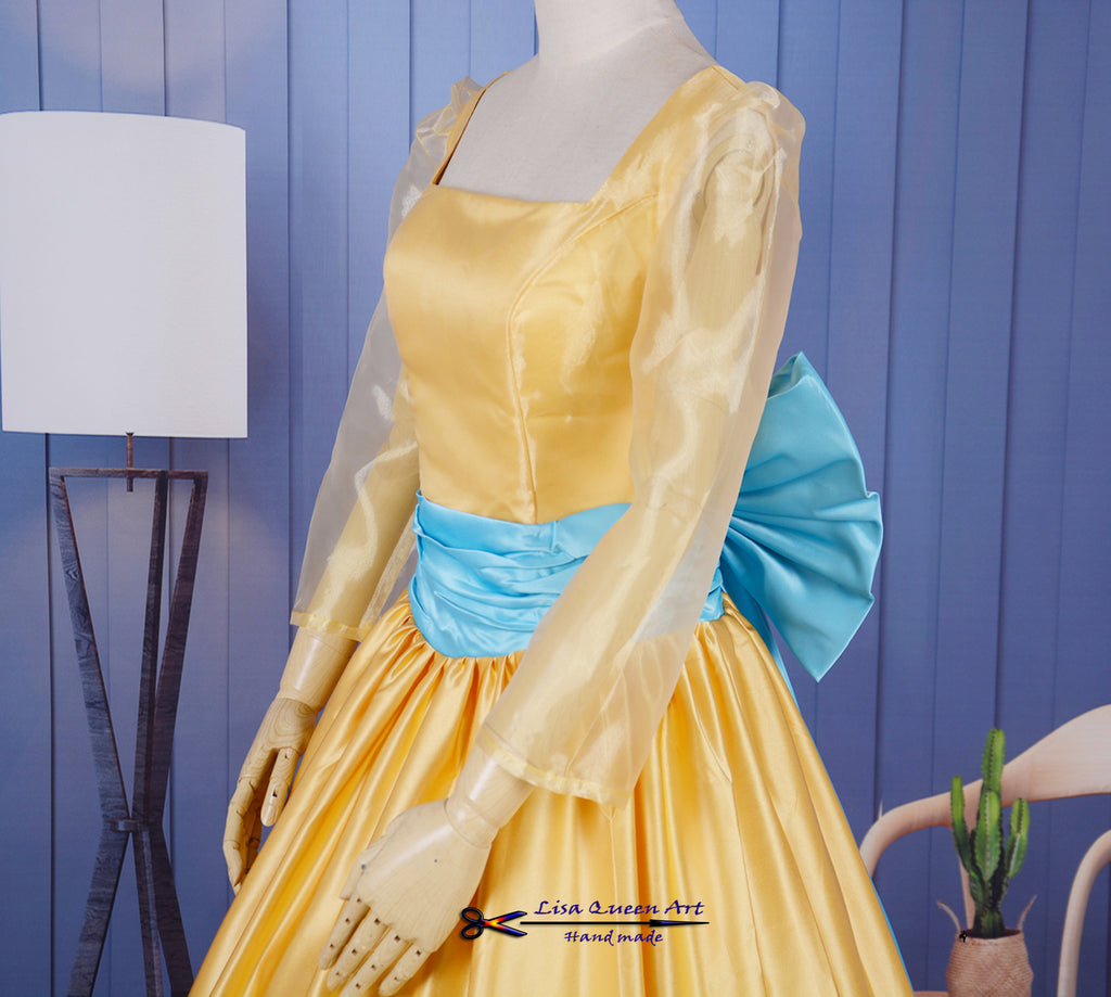 anastasia yellow dress to Impress: Dress Costume Transformation Anastasia moves effortlessly from day to evening. Princess Anastasia Cosplay Dress Anastasia