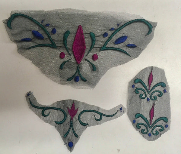 Anna coronation gown Appliqué Embroidery