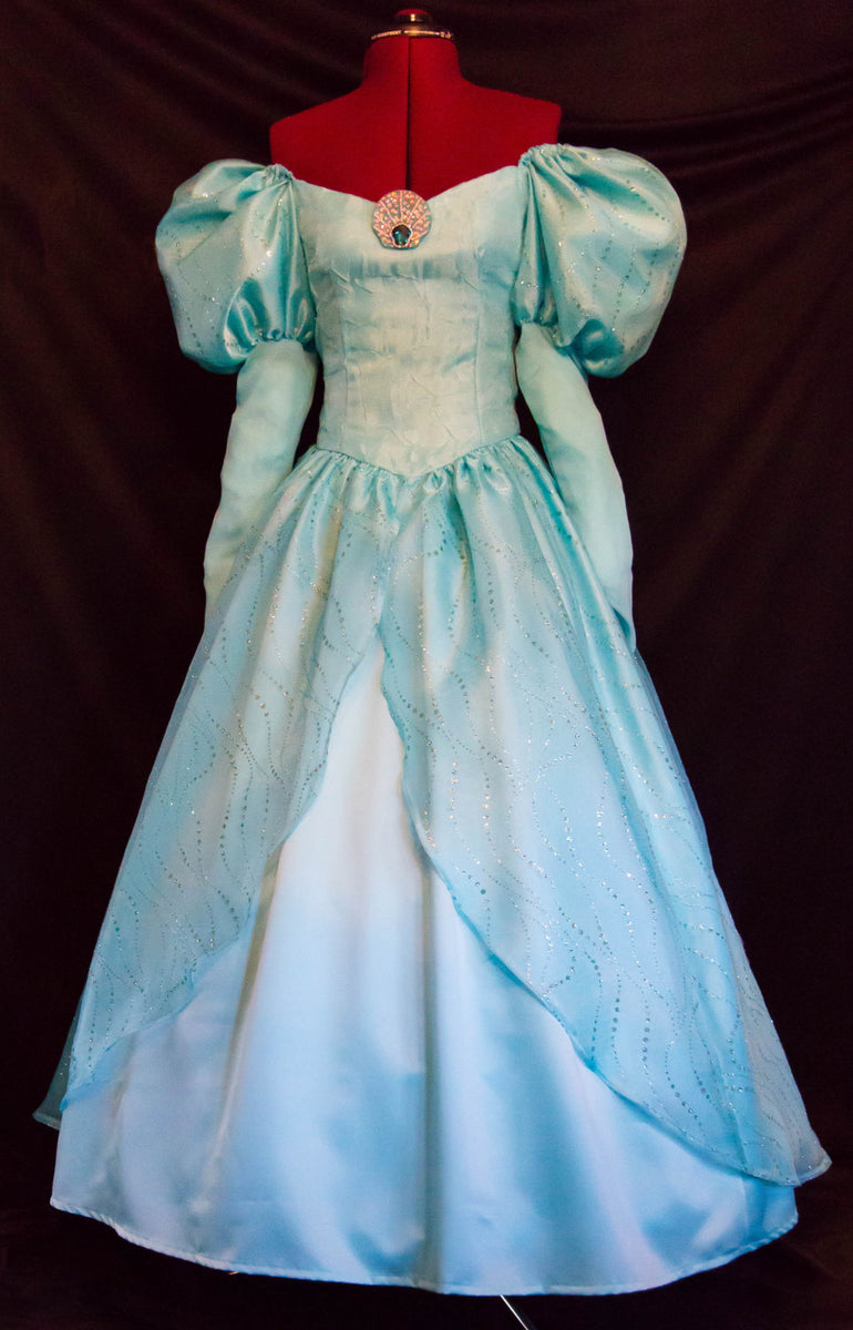 adult ariel blue dress costume The Little Mermaid Ariel Blue Dress Costume for Women | Adult | Womens | XL | Blue