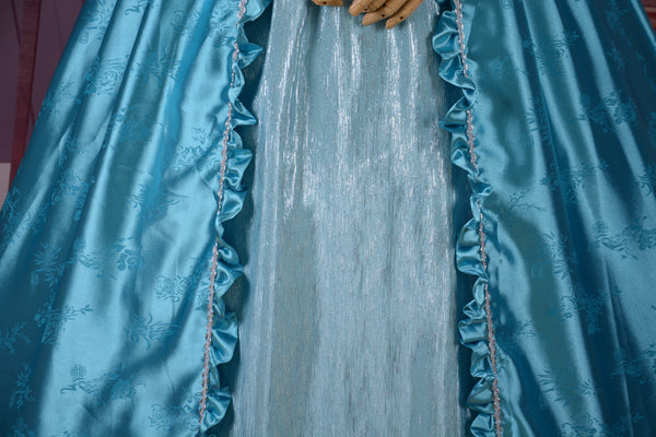 Turquoise Brocade Ariel Cosplay Costume Little Mermaid Ariel Dress