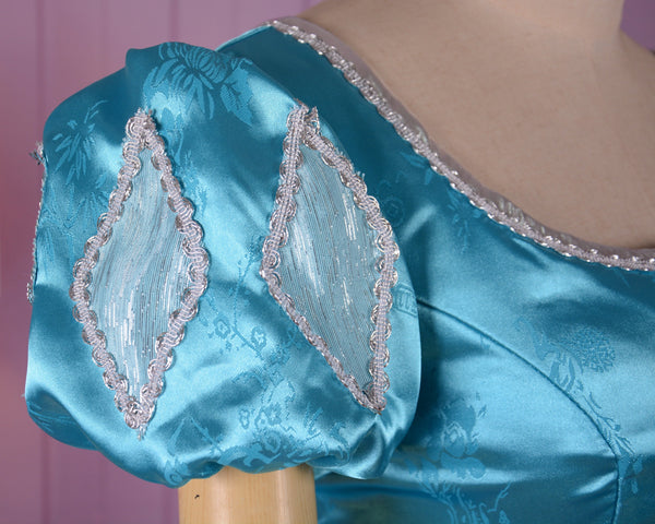 Turquoise Brocade Ariel Cosplay Costume Little Mermaid Ariel Dress