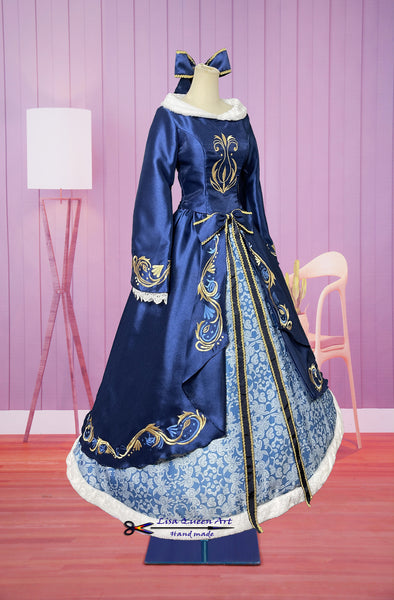 Cosplay costume Ariel Embroidery Dress The Little Mermaid Ariel