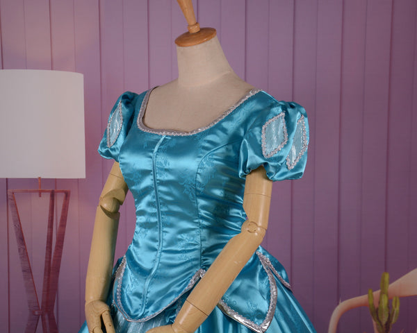 Turquoise Brocade Ariel Cosplay Costume Little Mermaid Ariel Dress