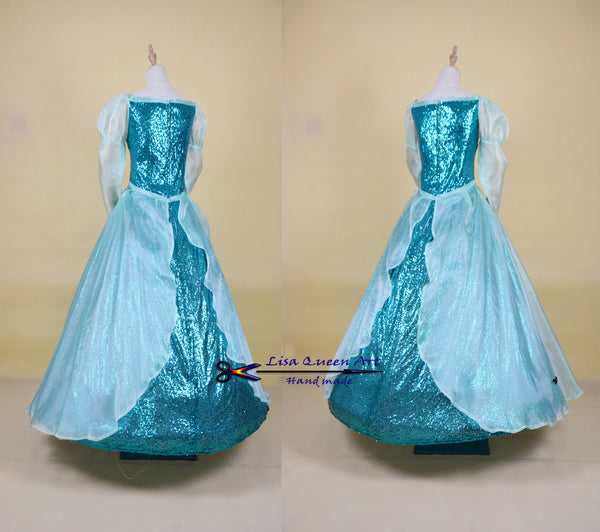 Cosplay costume Fancy princess Ariel Cosplay dress The little Mermaid Ariel