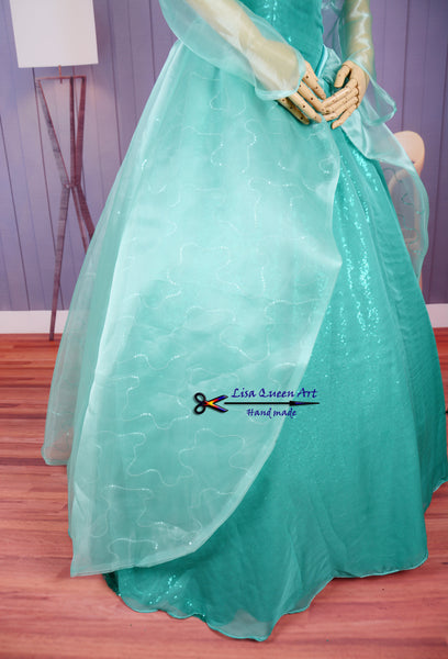 Cosplay costume Fancy princess Ariel dress The little Mermaid Ariel