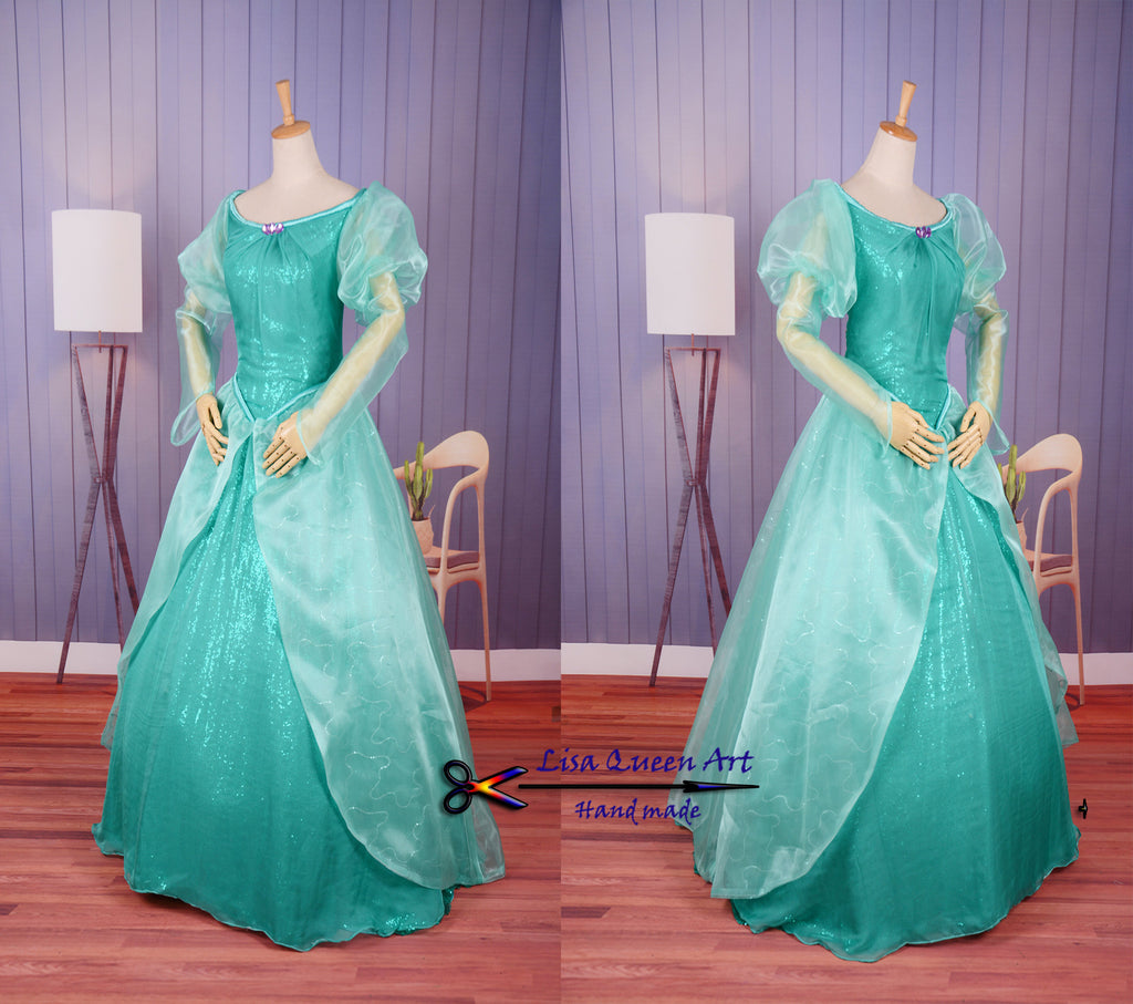 Cosplay costume Fancy princess Ariel dress The little Mermaid Ariel Mermaidcosplay Cosplay costume Fancy princess Ariel dress The little Mermaid Ariel Mermaidcosplay