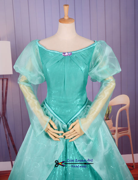 Cosplay costume Fancy princess Ariel dress The little Mermaid Ariel