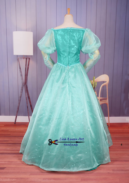 Cosplay costume Fancy princess Ariel dress The little Mermaid Ariel