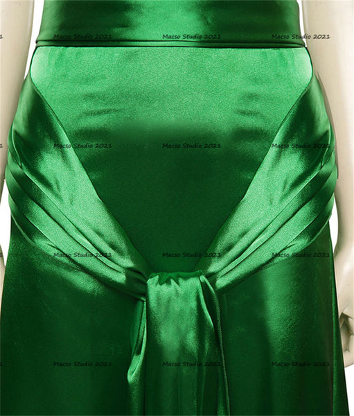 Atonement Cecilia Thales Silk green sexy Cosplay Dress Silk green sexy Dress soft Dress Women Dress Halloween prom Dress Green Prom gown
