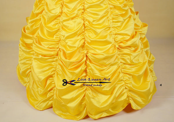 Cosplay Costume Belle Princess Dress Beauty and The Beast Belle