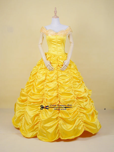 Cosplay Costume Belle Princess Dress Beauty and The Beast Belle