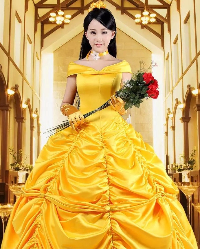 Belle Beauty The Beast Dress – Mermaidcosplay