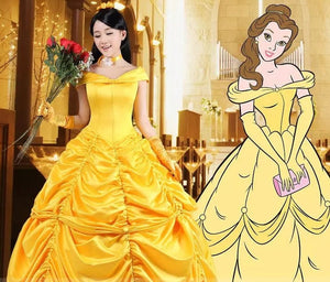 Belle Beauty The Beast Dress Mermaidcosplay Belle Beauty The Beast Dress Mermaidcosplay