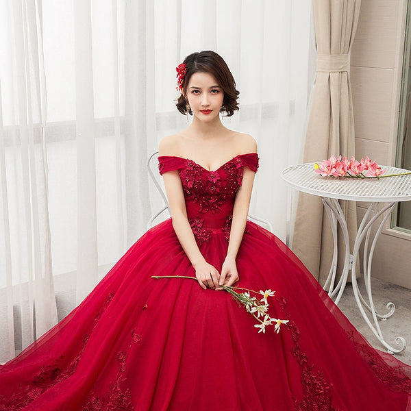 Belle Beauty and The Beast Wedding Dress