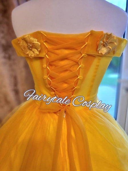 Belle Beauty and The Beast Wedding Dress