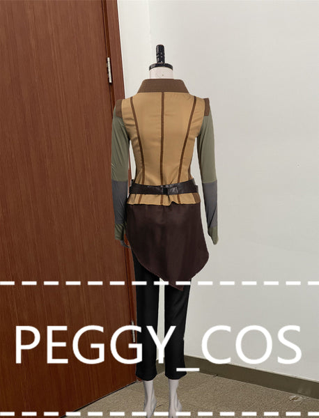 Bix Caleen Cosplay Costume Suit Star Wars Women Cosplay Costume Bix Caleen Cosplay Coat Halloween Cosplay Costume Make up Party Cos