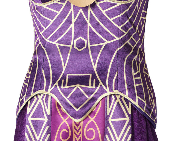 Wakanda Forever Cosplay Outfit Black Panther Ramonda Dress Costume
