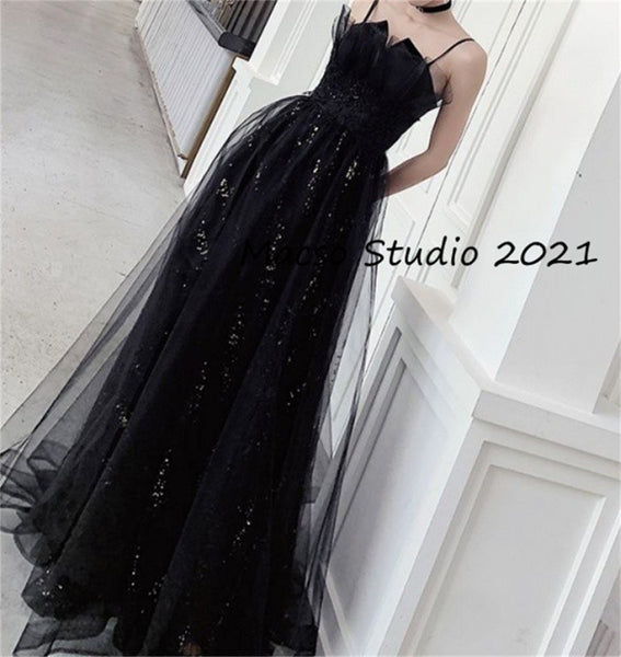 Black Red Shiny Princess Prom Dress Adult Dress Graduation Dress Birthday Gown Prom Dress Evening Prom Party Dress Women Wedding Dress