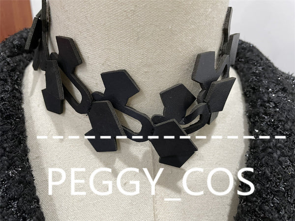 Cruella Cosplay Costume Black Windbreaker Cosplay Suit Women Halloween Cosplay Costume Support Custom Size Neck Accessories Gloves