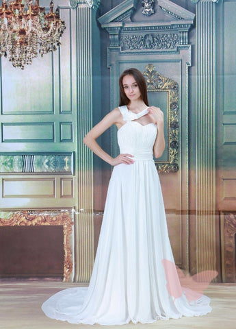 White Bridesmaid Dress