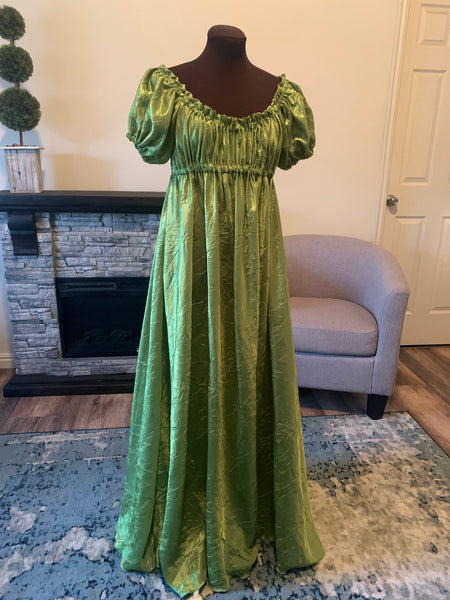 Bridgerton Green Dress