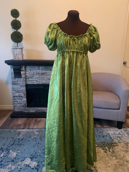 Bridgerton Green Dress