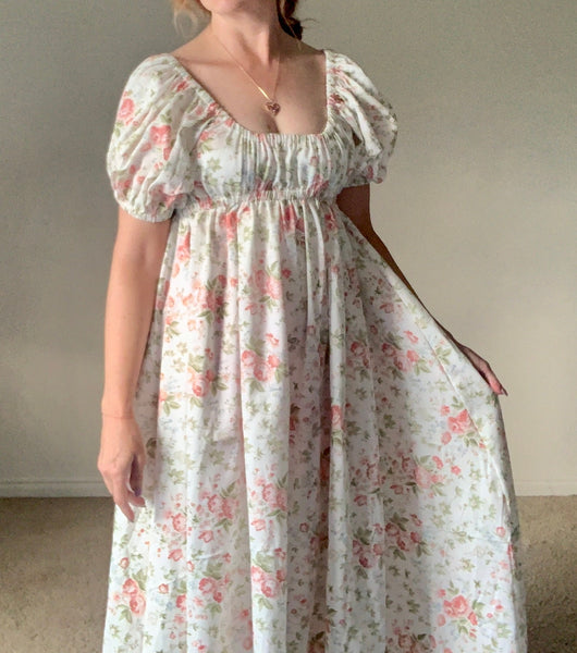 Bridgerton Full length Cotton Dress