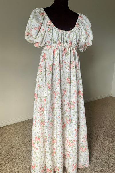 Bridgerton Full length Cotton Dress