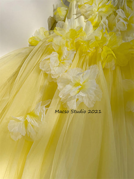 Bright yellow short prom dress sleeveless dress daily dress Party Birthday women summer Dress yellow Lolita Dress Graduation Gown