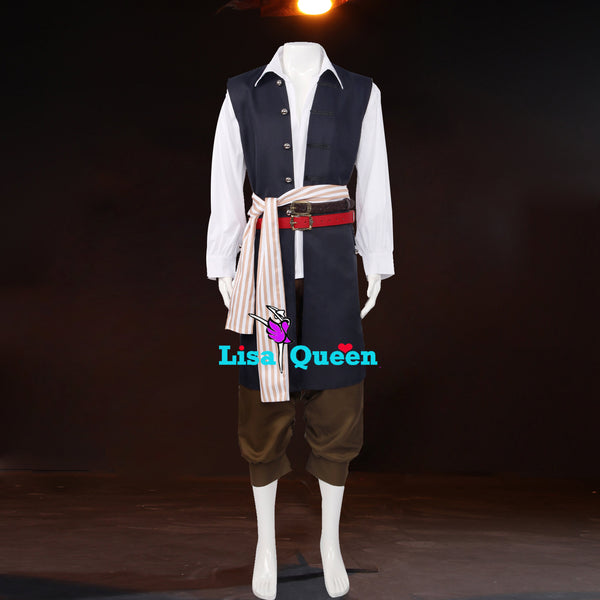 Cosplay Costume Captain Jack Sparrow