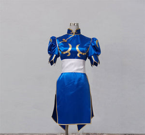 Street Fighter V Chunli cosplay costume Chunli dress chunli cheongsam