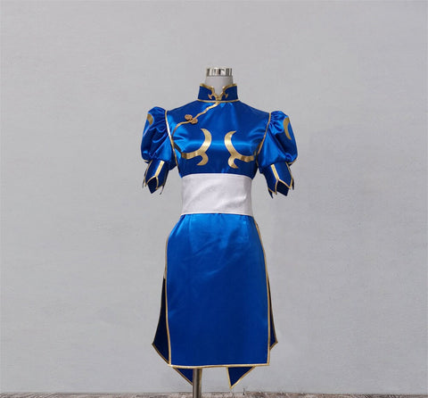 Street Fighter V Chunli cosplay costume Chunli dress chunli cheongsam