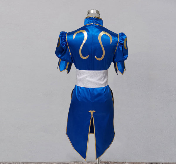 Street Fighter V Chunli cosplay costume Chunli dress chunli cheongsam