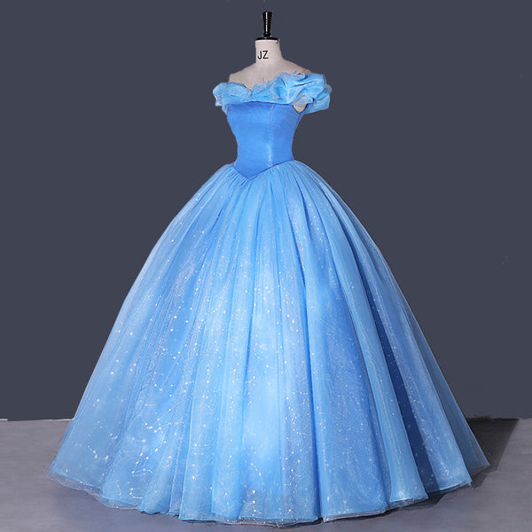 Cinderella wadding Dress for party Halloween Movie Cinderella Cosplay Costume