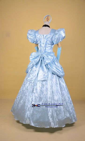 Thick Satin dress Cinderella Cosplay dress Cinderella Cosplay Costume