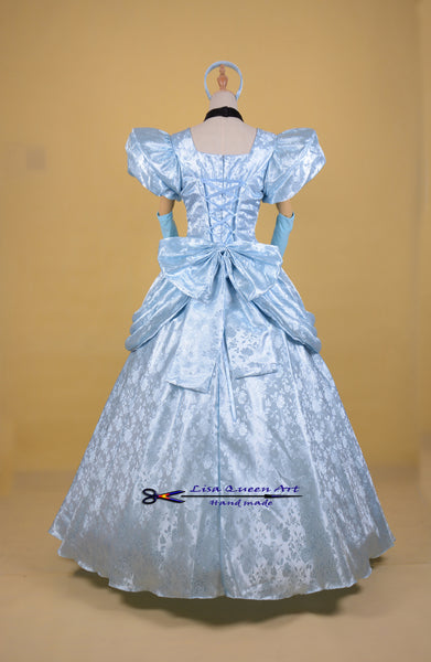 Thick Satin dress Cinderella Cosplay dress Cinderella Cosplay Costume