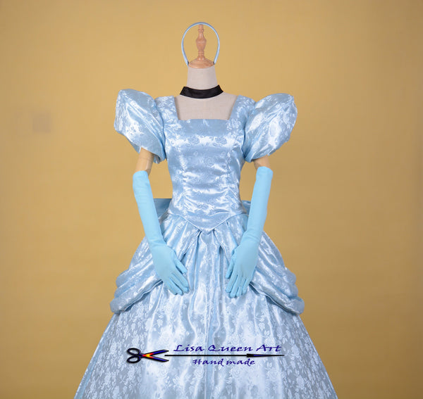 Thick Satin dress Cinderella Cosplay dress Cinderella Cosplay Costume