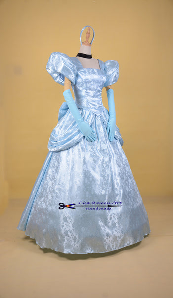 Thick Satin dress Cinderella Cosplay dress Cinderella Cosplay Costume