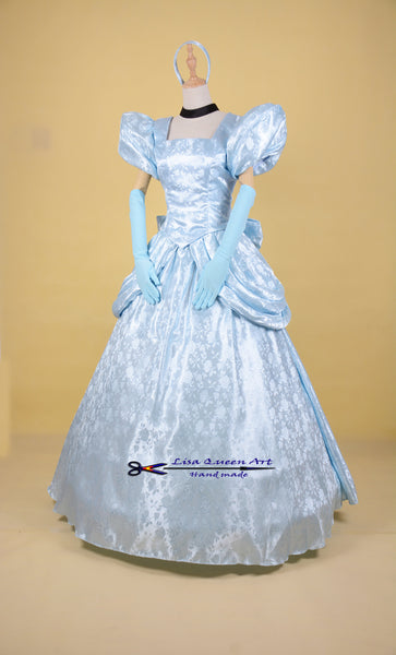 Thick Satin dress Cinderella Cosplay dress Cinderella Cosplay Costume