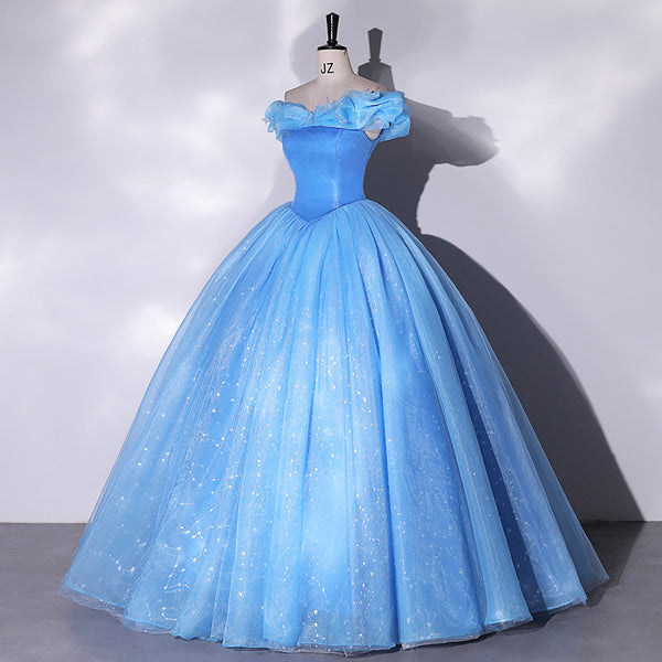 Cinderella wadding Dress for party Halloween Movie Cinderella Cosplay Costume