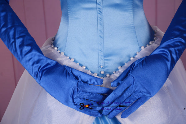 Cinderella blue dress Royal Classic Costume Cinderella Cosplay Costume