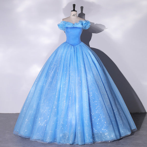 Cinderella wadding Dress for party Halloween Movie Cinderella Cosplay Costume
