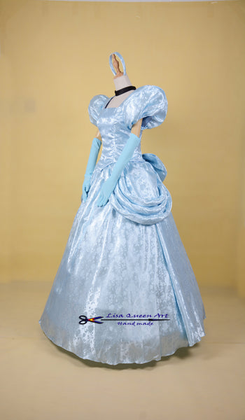 Thick Satin dress Cinderella Cosplay dress Cinderella Cosplay Costume