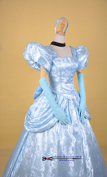 Thick Satin dress Cinderella Cosplay dress Cinderella Cosplay Costume