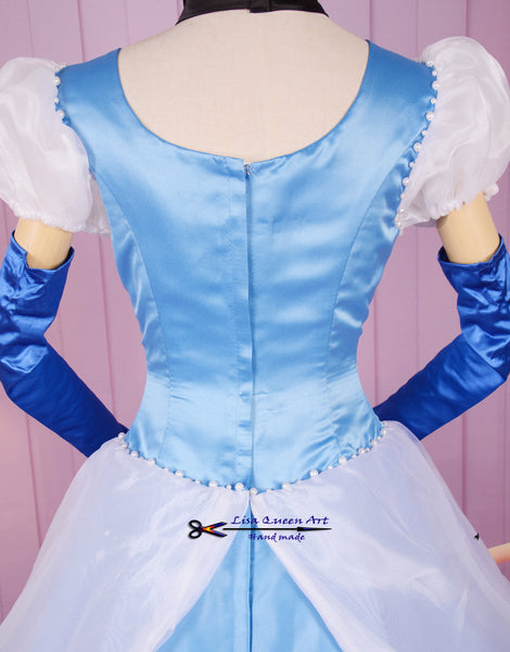 Cinderella blue dress Royal Classic Costume Cinderella Cosplay Costume