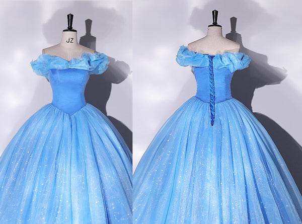 Cinderella wadding Dress for party Halloween Movie Cinderella Cosplay Costume