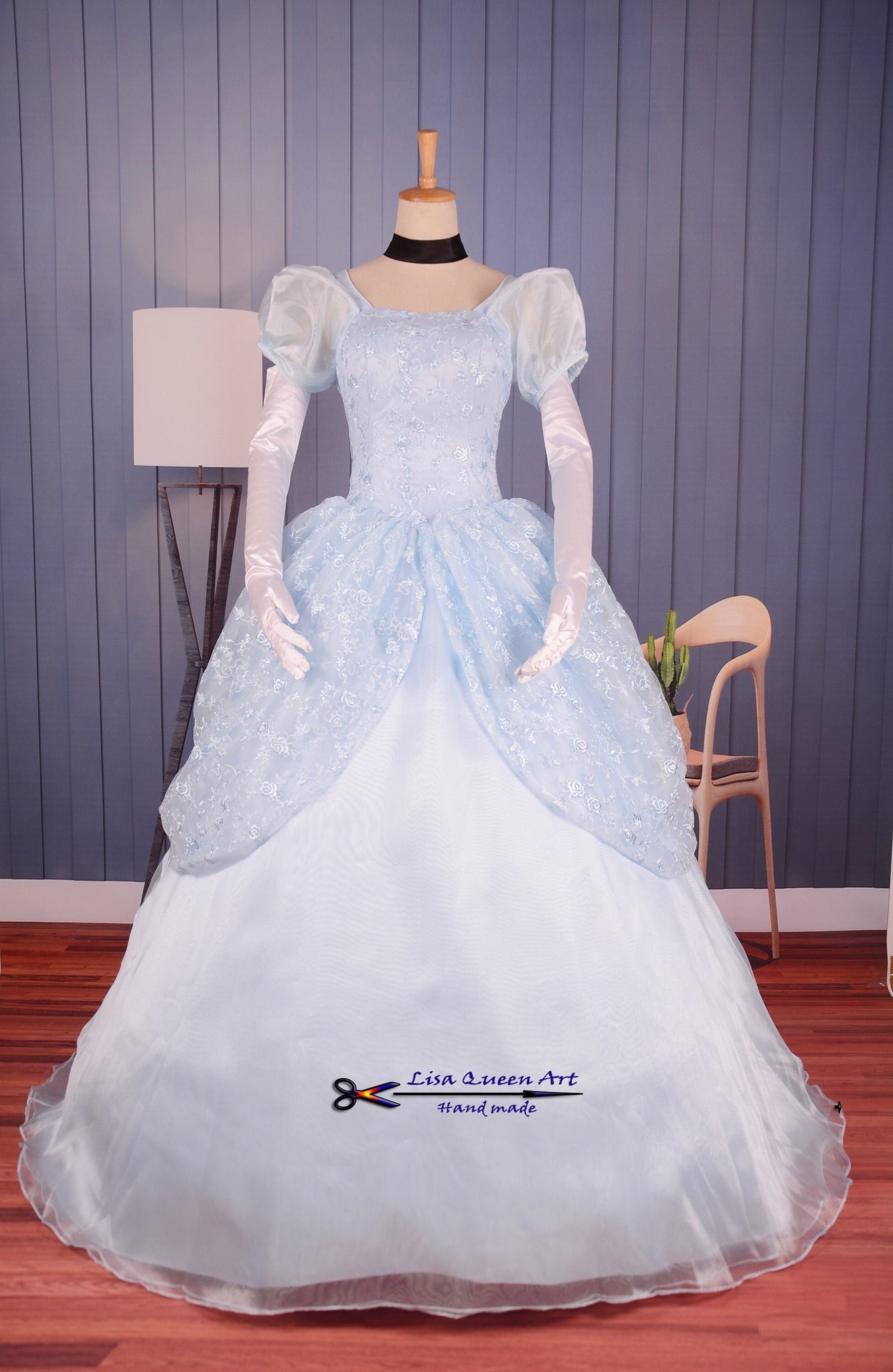 disney princess cinderella wedding dress Cinderella Lace dress Princess Cinderella Cosplay Costume – Mermaidcosplay