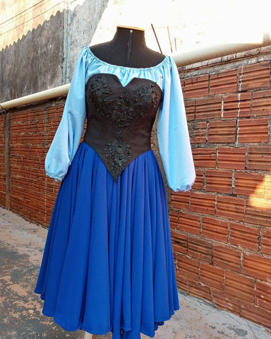 Cosplay Ariel costume dress adult cosplay kiss the girl Princess Little mermaid