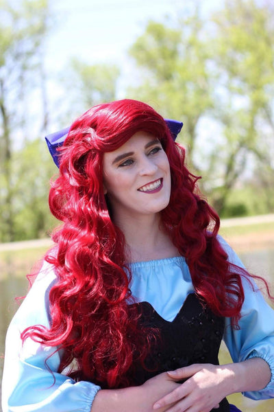 Cosplay Ariel costume dress adult cosplay kiss the girl Princess Little mermaid