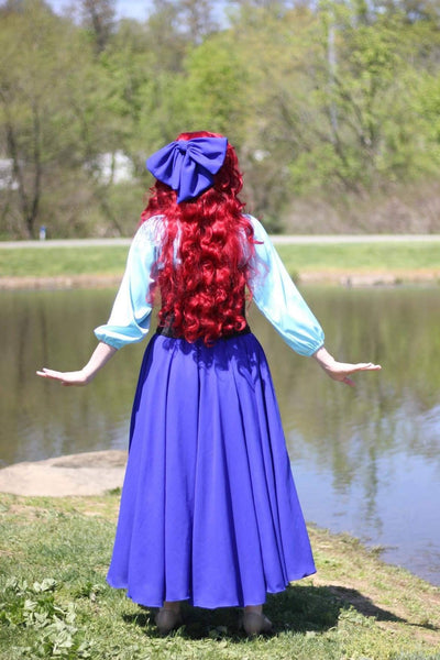 Cosplay Ariel costume dress adult cosplay kiss the girl Princess Little mermaid